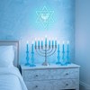 Hanukkah Star of David & Menorah Neon Sign - Jewish