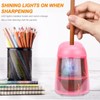 Eagle Electric Pencil Sharpener, Battery Powered Sharpener, LED Light Shinning