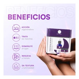MIST JEWEL | Pack facial de noche con serum retinol 50ml y crema nocturna 50g para hombres y mujeres reparación y renovación | Paquete cuidado facial 