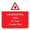 Brainbox Candy - Funny 'Coaster Rica Coaster' - Small Gift