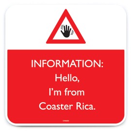 Brainbox Candy - Funny 'Coaster Rica Coaster' - Small Gift Ideas For Him Her - Friends Birthday - Housewarming Present - New Home Gift - Funny Gifts For Women Men