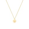 Aimber L Necklace,Initial Necklace for Women,Letter Necklace for Women(Gold,L)