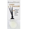 AzureGreen Candle Snugger - Ivory Metal Candle Holder Accessory -