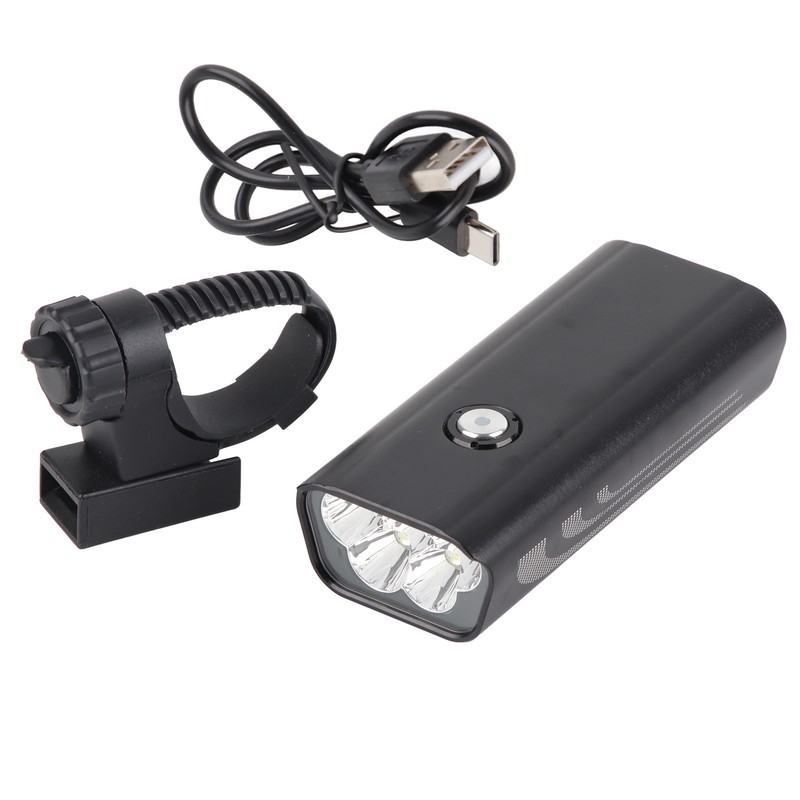 Bike Headlight 6000lm 6 Modes IPX6 Waterproof USB Charging 5