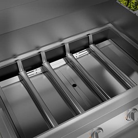 BBQ-PLUS Bandeja de grasa universal de acero inoxidable con piezas de repuesto para Dyna Glo, Nexgrill, Expert Grill, Kenmore, BHG y más parrillas de 