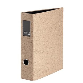 Rössler Papier S.O.H.O. 1317452399 Folder DIN A4 with Spine Label Spine Width 85 mm Cacao Pack of 1