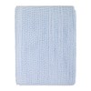 Pram Cotton Cellular Blanket (Blue) - 6089BL