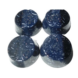 Tower Busters 4 Indigo Blue Orgone Generator Energy Accumulator PERFECT GIFTING TOOL!!!! Made 528Hz Frequency with OM Chants Many Beautiful Ingredients and Colors!!