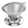 Pour Over Coffee Dripper, Slow Drip Paperless Coffee Filter, Pour