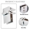 4 Pcs Glass Door Hinge 90 Degree Double Side Shower