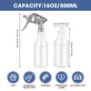 Eccliy 20 Pack 16 Oz Empty Spray Bottles for Cleaning,