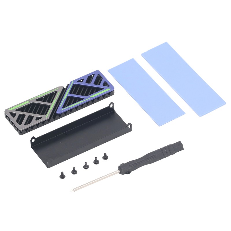 M.2 2280 SSD Heatsink Aluminium Alloy Fast Heat Dissipation M.2