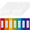 Thinp 120 Pcs Self Adhesive Pockets，Clear Label Holders Binder Labels