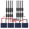 ACEIRMC 2 Pairs Solar Panel Connectors 1 to 4 Y