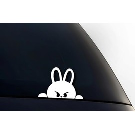 Generic Stayz SKZ Bunny 6"" X 4"" Decal Sticker, Waterproof, 6 Year Durability for Car Window, Laptop, Desk, Walls, Luggage and More! (White), LEEBIT01