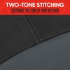 Motor Trend Gray Waterproof Seat Covers for Front Seats –
