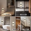 Rechargeable Wall Sconces Set of 2,Magnetic Wireless Led Wall Lamp,