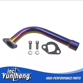 Unbranded Exhaust Pipe With Female Threaded For Predator 212cc Mini Bike Honda GX160 GX200