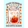 Iced coffee funny High Quality Metal Fridge Magnet 3 x