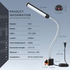 24W LED Magnetic Work Light, 2400 Lumen Flexible Gooseneck Work