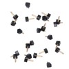 120Pcs High Heel Tip Caps TPU Polyurethane Iron Shoes Repairing