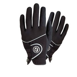 FootJoy RainGrip Ladies Golf Gloves Pair ,Black,M