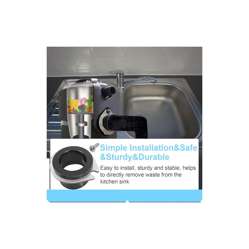 75499 Flex Coupler Garbage Disposal Replacement Parts Compatible with Insink-erator,