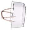 Clear Shower Storage Basket with Handle Drainage Holes Lightweight Shower