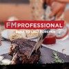 FMprofessional Fleischgabel, Tranchiergabel mit geschmiedetem Funktionsteil aus hochwertigem Edelstahl, robuste