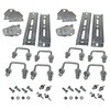 8 Pack 8" Galvanized Swivel Top Bunk Bracket Kit with