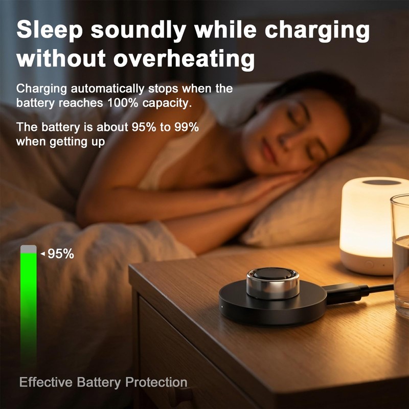 Underhub Compatible with Oura Ring Gen 3 (Size11) Charger Fast