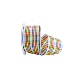 Ribbon Bazaar Madras Plaid Taffeta Ribbon - 1-1/2" 10yd