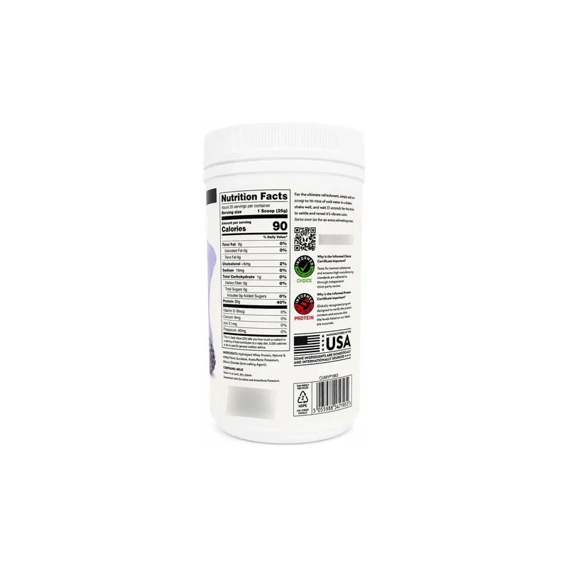Myprotein Clear Whey Isolate Protein 500g Blue Raspberry