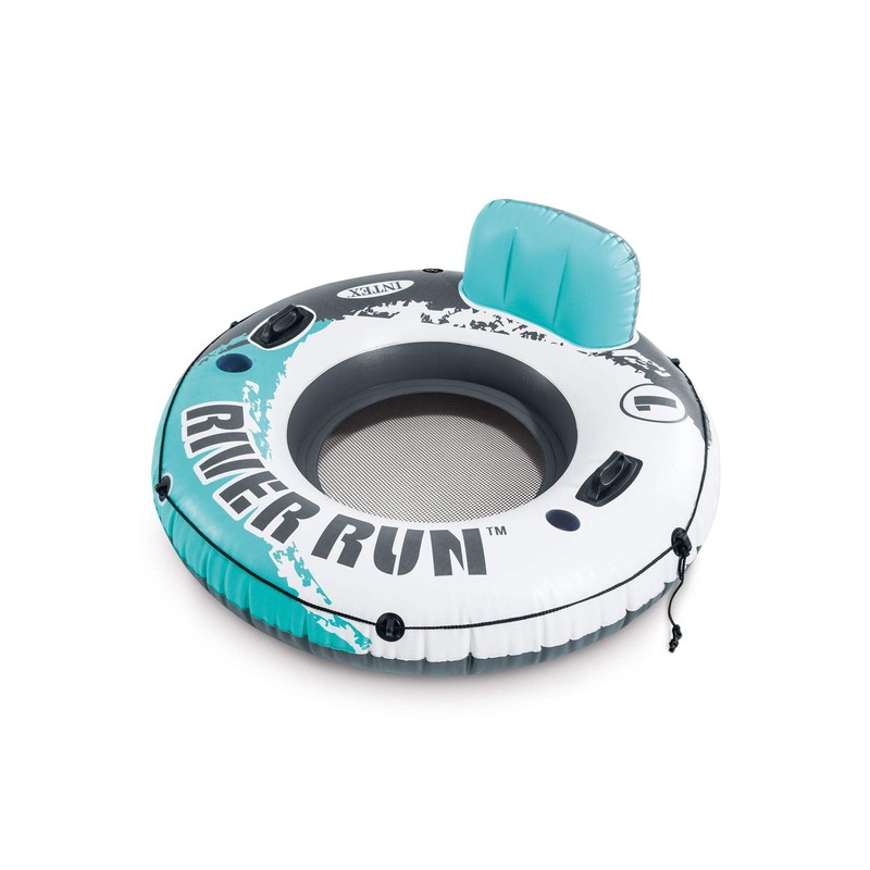INTEX 56825EP River Run 1 Inflatable Floating Lounge: Comfortable Backrest