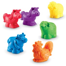 Learning Resources Jumbo Farm Counters, Multi-color
