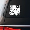 Come and Cut It Barbed Wire Texas State Abbott Sticker