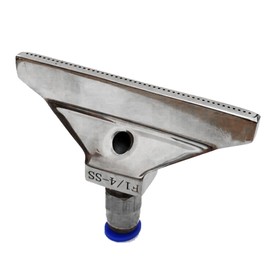 heyous Gray Extra Wide Blow Nozzle 2 Part Plug 8MM Compressed Air Water Oil Flat Combed F Nozzle Tip for Garden Irrigation High Pressure Systems Cleaning Equipment