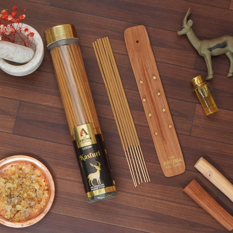 The Aroma Factory Kasturi Musk Agarbatti | Calmness of Musk