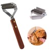 14-Blade Coat King Rake Pet Undercoat Rake,Professional Pet Dematting Comb