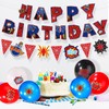 Tinoaly Spider-Themed Birthday Party Decorations Set, Includes Happy Birthday Banner