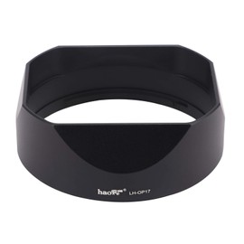 Haoge LH-OP17 Square Metal Lens Hood for Olympus M.ZUIKO ED 17mm f1.2 PRO Lens 17MM F1.2