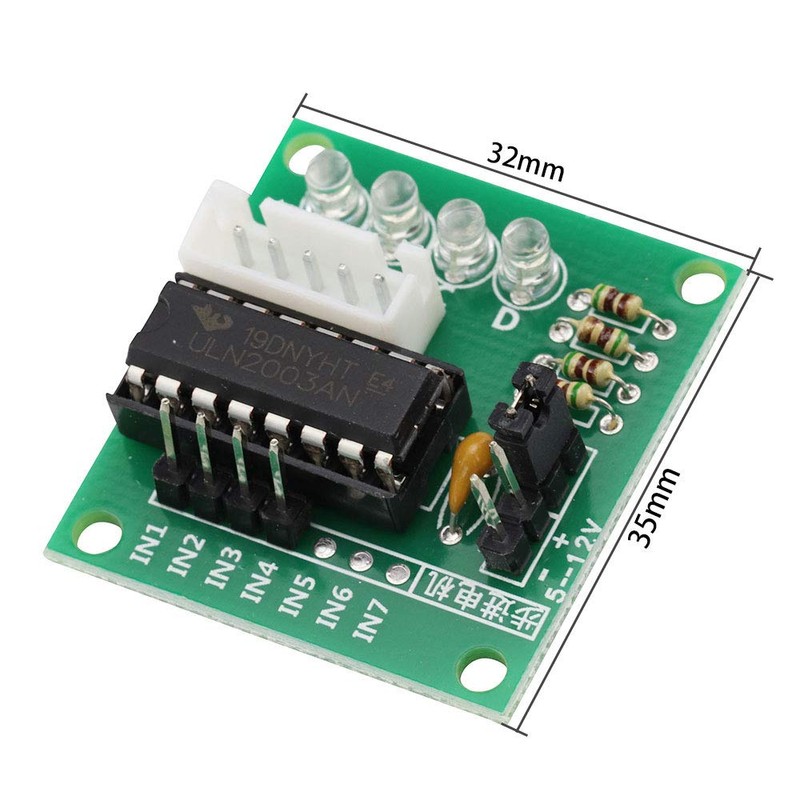 VKLSVAN DC 5V Stepper Motor + 28BYJ-48 ULN2003 Driver Board