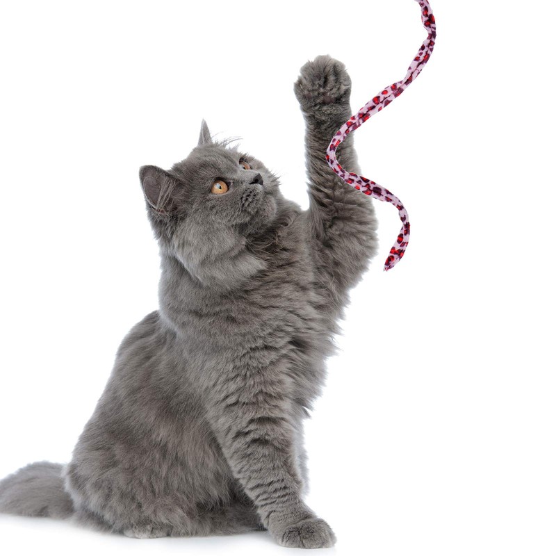 Sumind 3 Pieces Jungle Cat Wand Cat Teaser Charmer Interactive