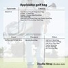Golf Shoulder Belt, For Caddy Bags, 2-Point, 3-Point, 4-Point Type,