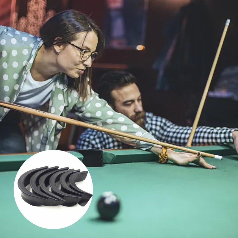MEISH 6 Pieces Billiard Hole Liners Pool Table Pocket Liners