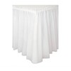Plastic Tableskirt 14'x29" 1/Pkg-White