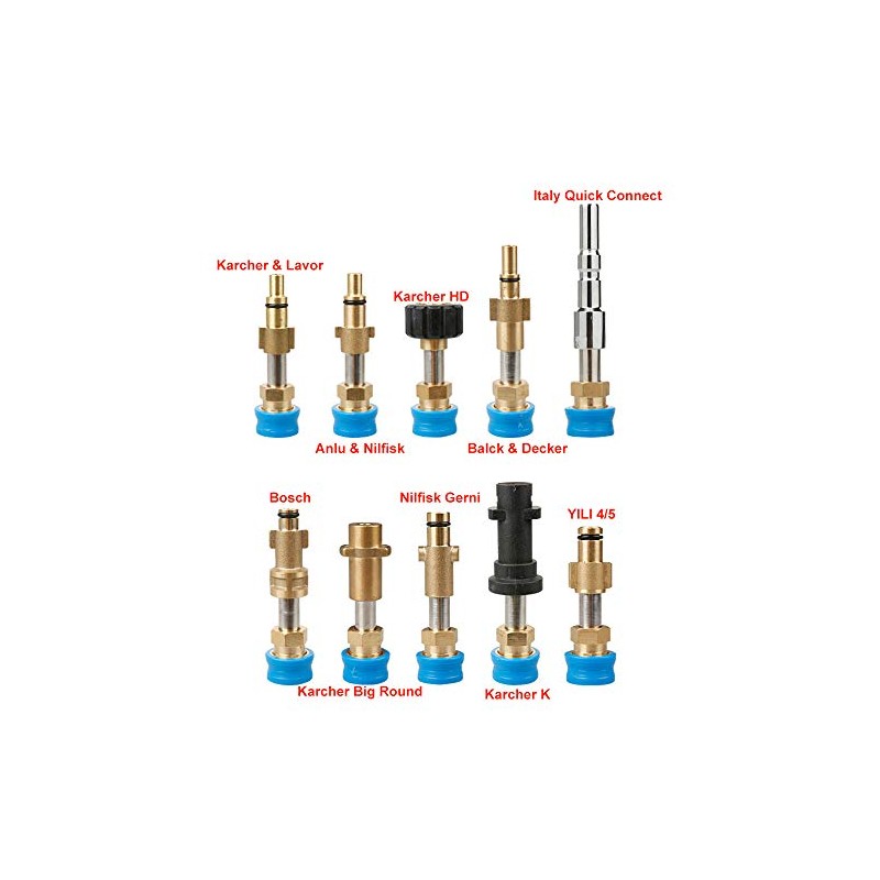 TopHomer Pressure Washer Adapter, Converts Bayonet Connector Quick Connect Fitting