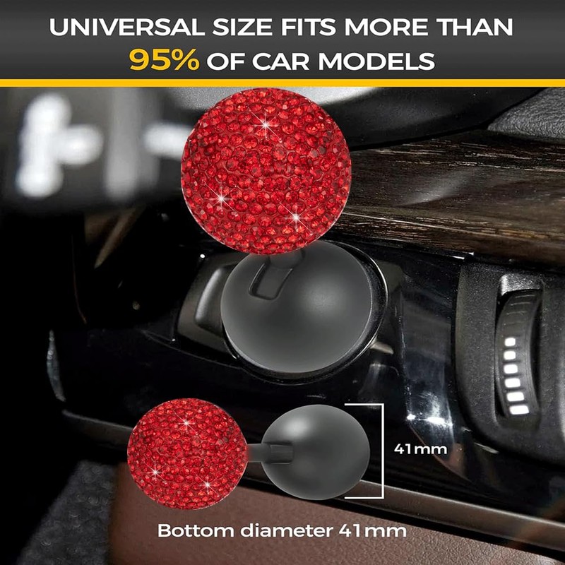 Bling Car Push Starter Button Cover One-Touch Car Push to