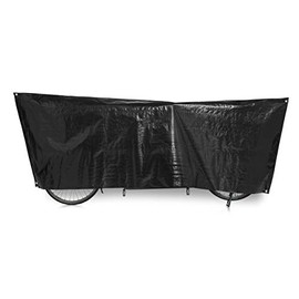 VK"Tandem" Waterproof Tandem Bicycle Cover Incl. 5m Cord in Black.