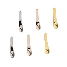 Ipetboom 3sets Skincare Beauty Tool Face Scoop Eye Spoon Makeup Spoon Zinc Alloy Material Smooth Surface Washable for Cream Moisturizer Mask 6pcs*3